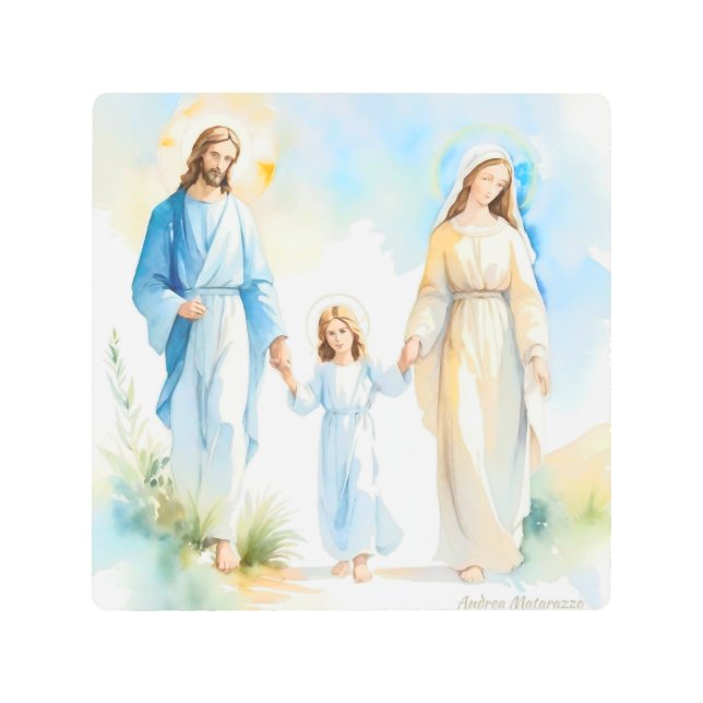 Impresión En Metal La sagrada familia (Anverso)