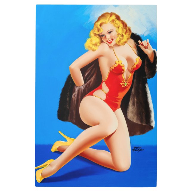 Impresión En Metal La sensación de pensar de Peter Driben (Anverso)