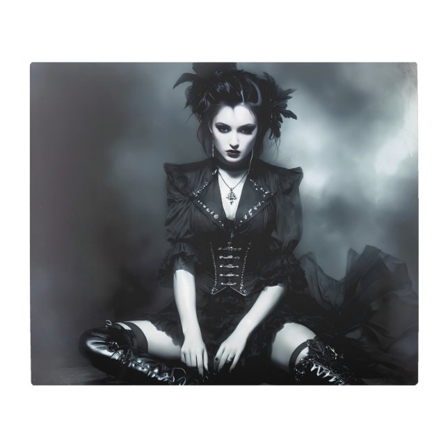 Impresión En Metal La sutil sinfonía de un Chica común 14 (Anverso)