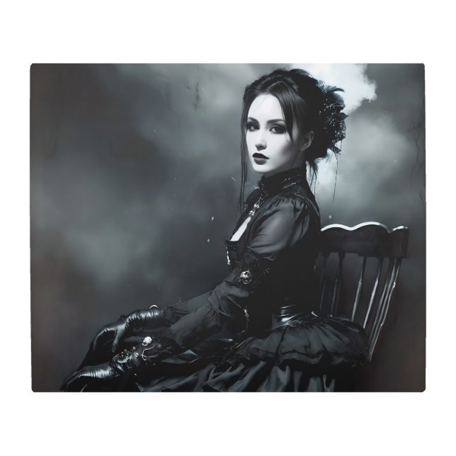 Impresión En Metal La sutil sinfonía de un Chica común 19 (Anverso)