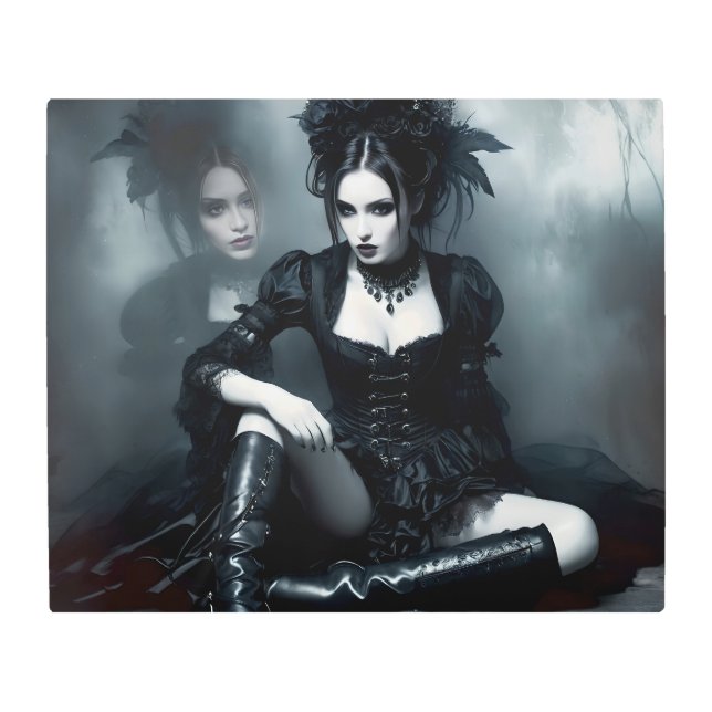 Impresión En Metal La sutil sinfonía de un Chica común 3 (Anverso)