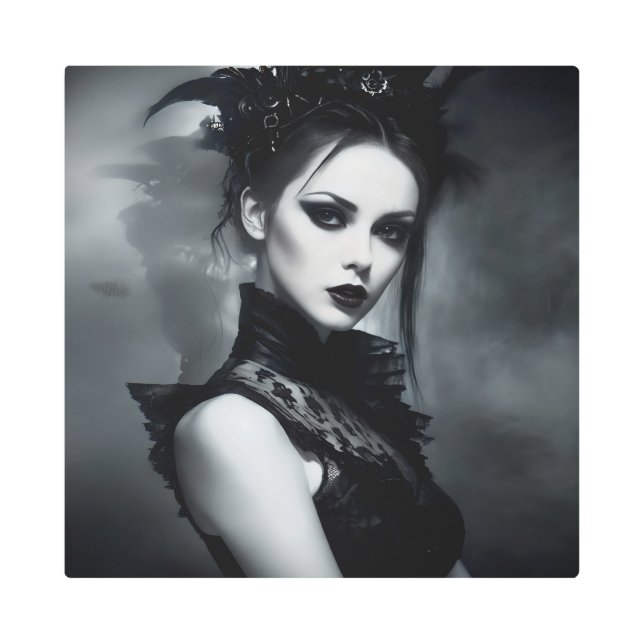 Impresión En Metal La sutil sinfonía de un Chica común 304 (Anverso)