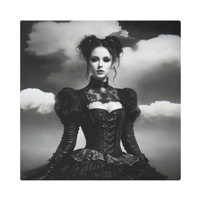 Impresión En Metal La sutil sinfonía de un Chica común 322 (Anverso)