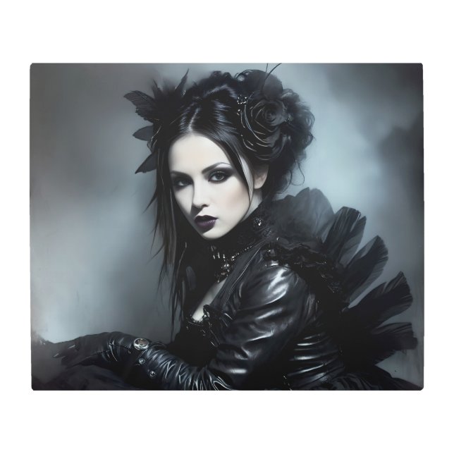 Impresión En Metal La sutil sinfonía de un Chica común 4 (Anverso)