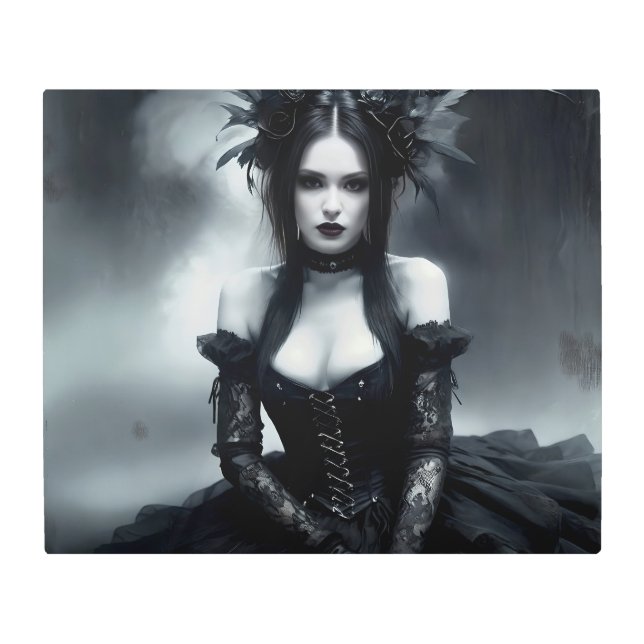 Impresión En Metal La sutil sinfonía de un Chica común 6 (Anverso)