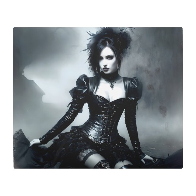 Impresión En Metal La sutil sinfonía de un Chica común 9 (Anverso)