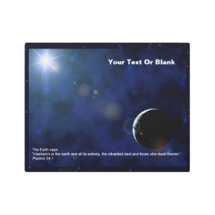 Impresión En Metal La Tierra - Perek Shirah