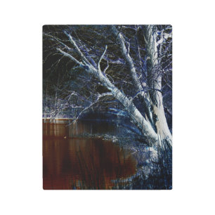 Impresión En Metal Lado oscuro 7 11x14 (27,5x35cm) wamecnm