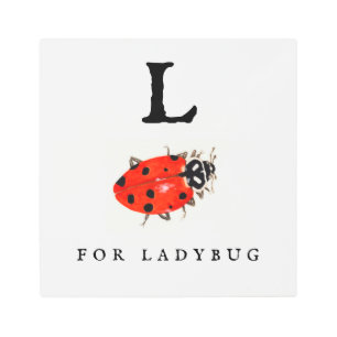 Impresión En Metal Ladybug