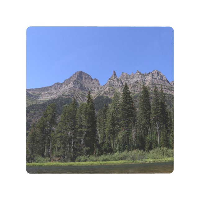 Impresión En Metal Lago Kootenai, Parque Nacional Glacier Montana (Anverso)