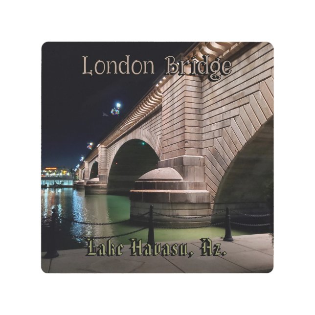 Impresión En Metal Lago London Bridge Havasu (Anverso)