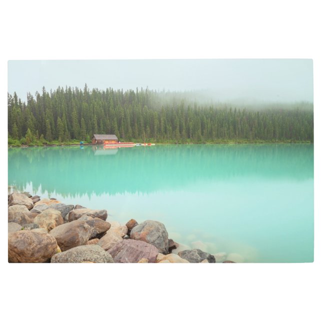 Impresión En Metal Lago Louise (Anverso)