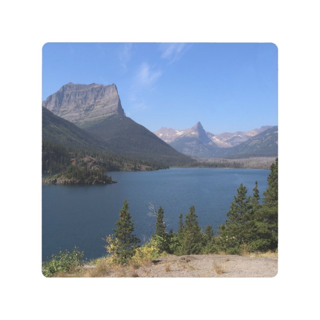Impresión En Metal Lago McDonald, Parque Nacional Glacier Montana (Anverso)