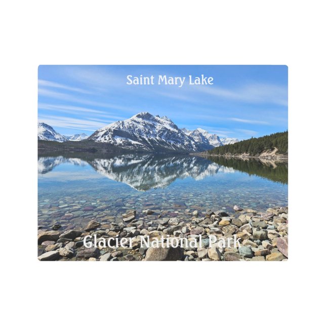 Impresión En Metal Lago St Mary (Anverso)