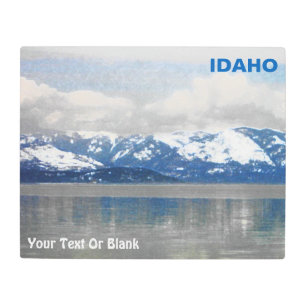 Impresión En Metal Lake Pend Oreille Winter