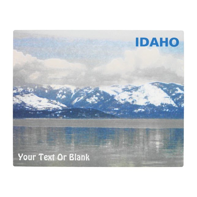 Impresión En Metal Lake Pend Oreille Winter (Anverso)