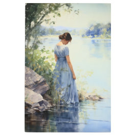 Impresión En Metal Lakeside soledad