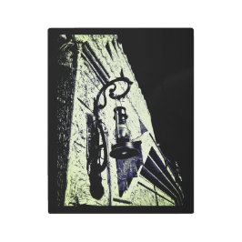 Impresión En Metal Lámpara antigua