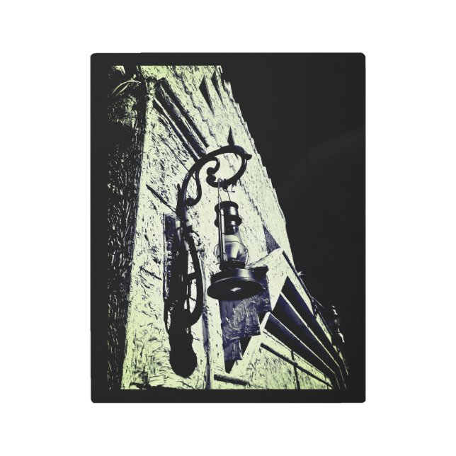 Impresión En Metal Lámpara antigua (Anverso)