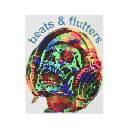 Impresión En Metal latidos y flautas