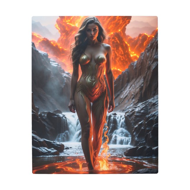 Impresión En Metal Lava 2 (Anverso)