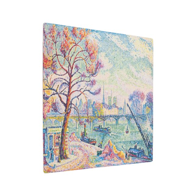 Impresión En Metal Le Pont Des Arts París | Paul Signac | (Angulado)
