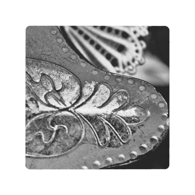 Impresión En Metal Leaf plateado (Anverso)