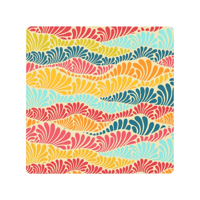 Impresión En Metal Leafy Mosaic (Anverso)