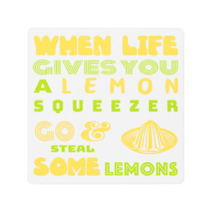 Impresión En Metal Lemon Squeezer