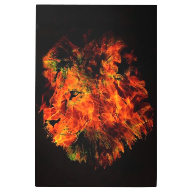 Impresión En Metal León (Anverso)