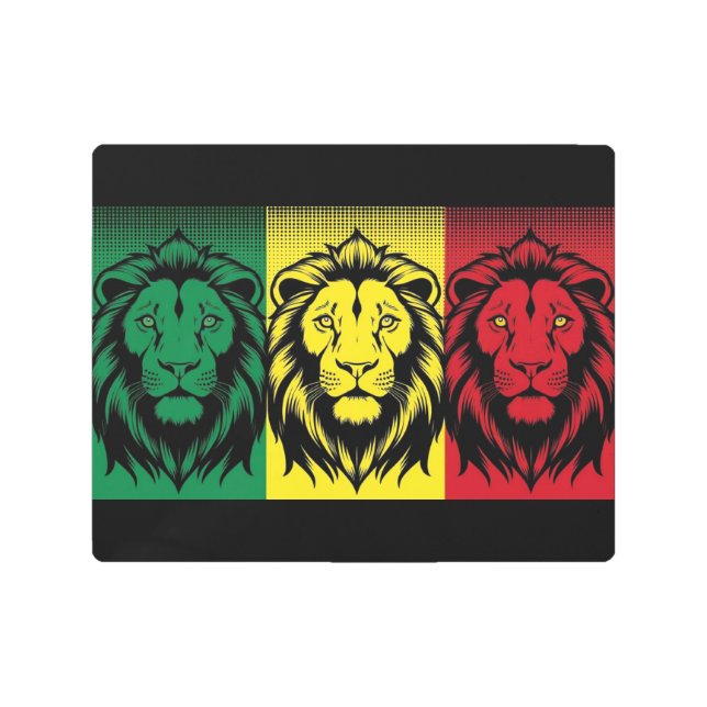 Impresión En Metal León de Judá (Anverso)