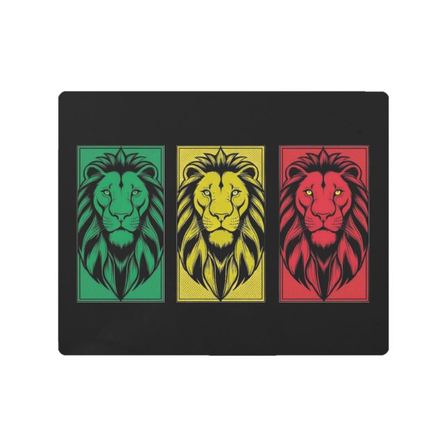 Impresión En Metal León de Judá (Anverso)