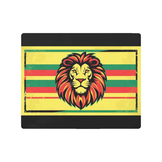 Impresión En Metal León de Judá (Anverso)