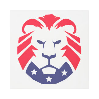 Impresión En Metal León de los patriotas