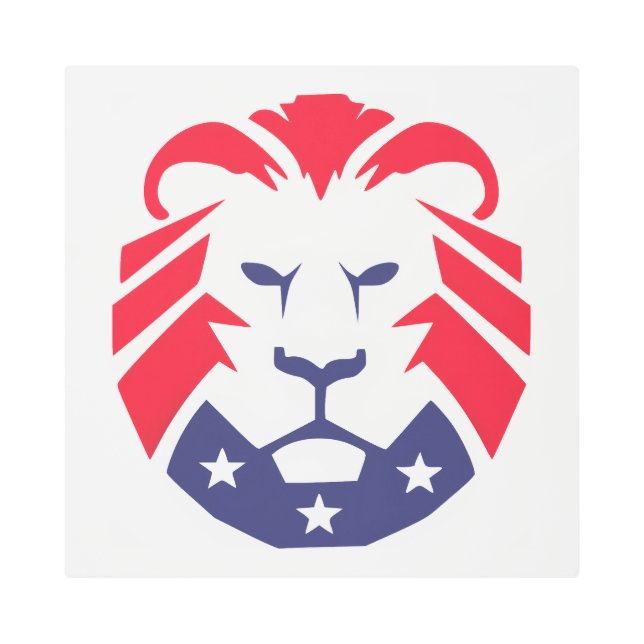 Impresión En Metal León de los patriotas (Anverso)