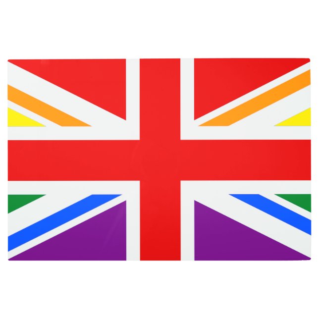 Impresión En Metal LGBT Reino Unido (Anverso)