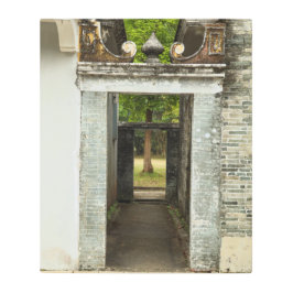 Impresión En Metal Li Garden Series: Serene Corridor 