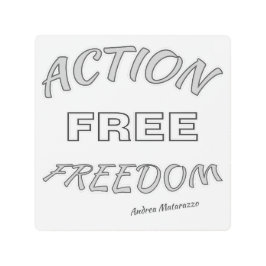 Impresión En Metal Libertad de acción