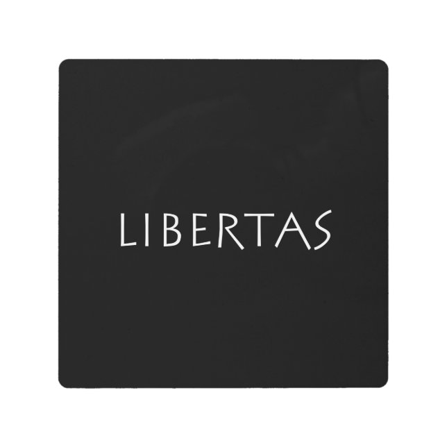 Impresión En Metal Libertas (Anverso)
