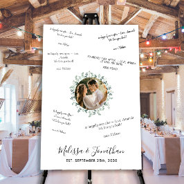 Impresión En Metal Libro de invitados para un Boda fotográfico modern