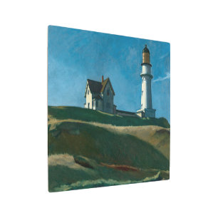 Impresión En Metal Lighthouse Hill   Edward Hopper  