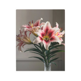 Impresión En Metal Lily de otoño en pleno florecimiento - Elegante