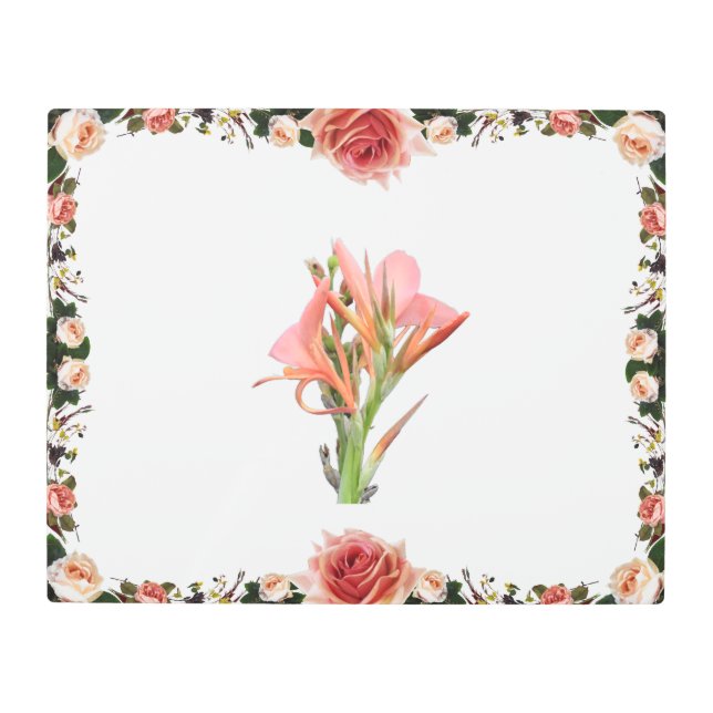 Impresión En Metal Lily Flower (Anverso)