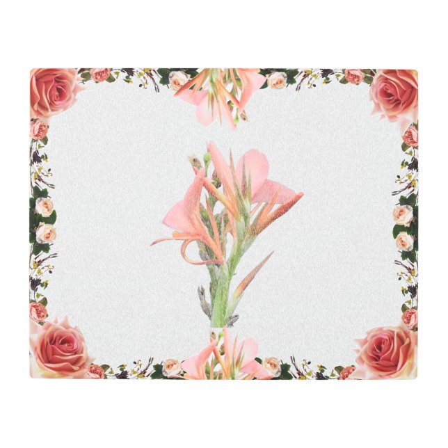 Impresión En Metal Lily Flower (Anverso)