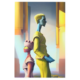 Impresión En Metal Límites verticales Diseño de Ken Gage