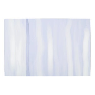 Impresión En Metal Línea abstracta mínima moderna azul pálido