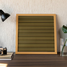 Impresión En Metal Línea Dorada