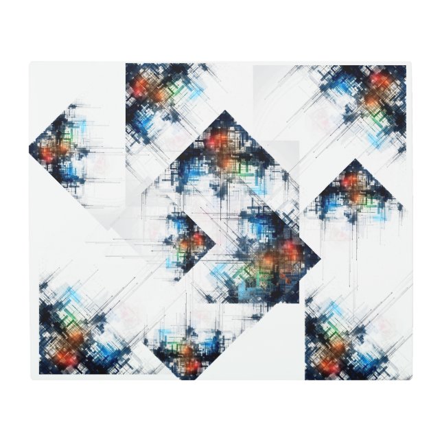 Impresión En Metal Líneas explosivas (Anverso)