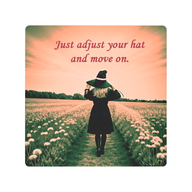 Impresión En Metal Little Witch (Anverso)