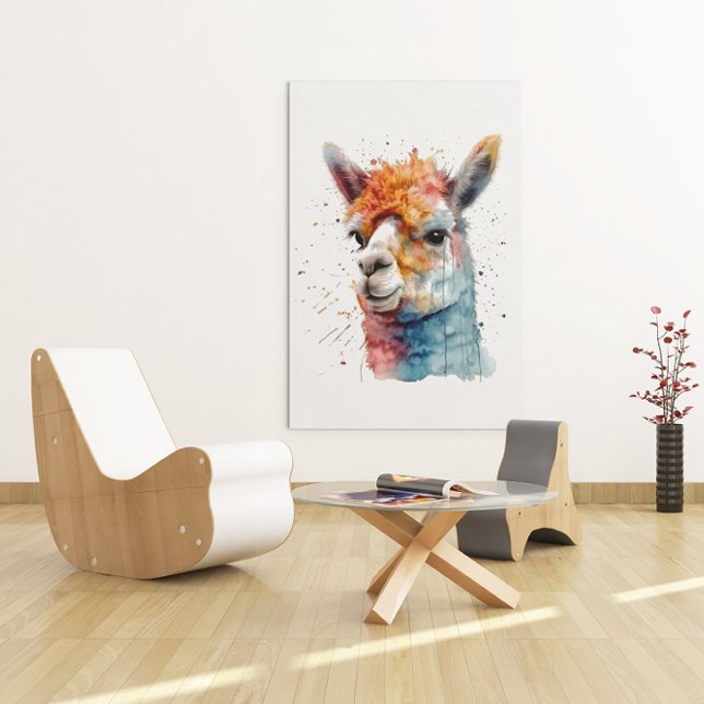 Impresión En Metal Llama a acuarela arcoiris (Subido por el creador)